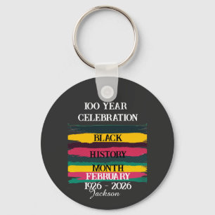 Llavero celebración de 100 años mes de la historia negra 2