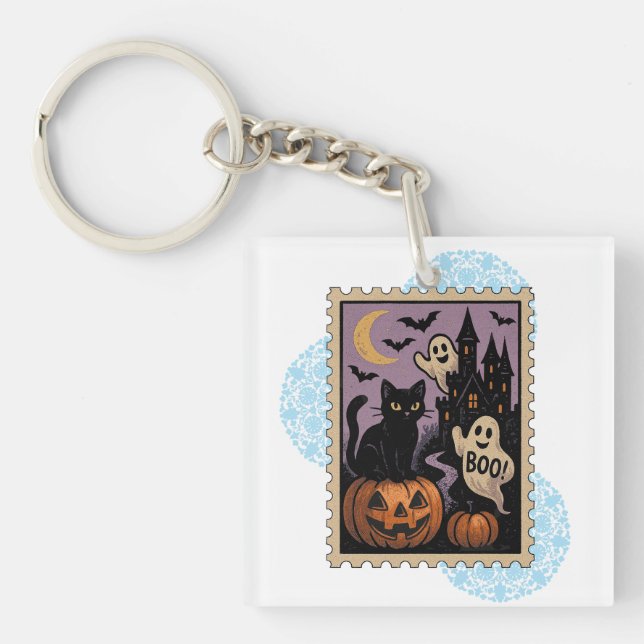 Llavero Celebración de Halloween (Frente)