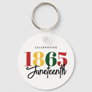 Llavero Celebración de la libertad de la historia negra en