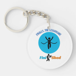 Llavero Celebración de la línea de acabado con S negrita y