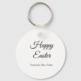 Llavero celebración de Pascua agrega QR foto feliz Pascua