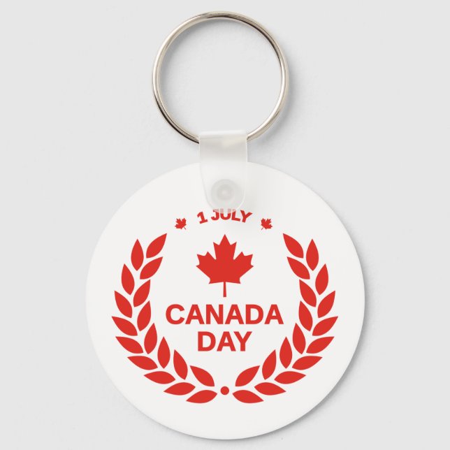 Llavero Celebración del Día de Canadá-24658 (Anverso)
