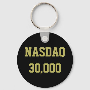 Llavero Celebración del mercado de valores NASDAQ 30000