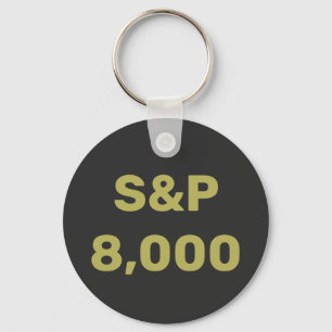 Llavero Celebración del nivel 8,000 del índice bursátil S&