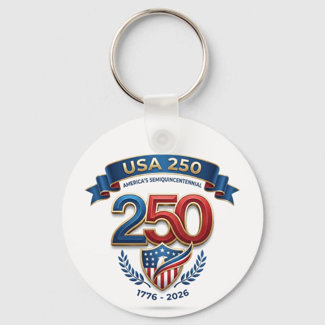 Llavero celebración del USA 250 (Anverso)