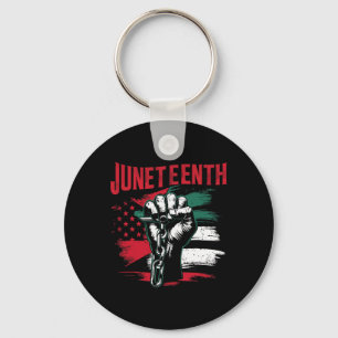 Llavero Celebrando el 10 de junio la libertad de los negro