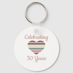 Llavero Celebrando el 30 aniversario Boda