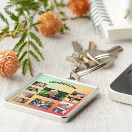 Llavero Celebrando el afecto de la abuela 10 fotos