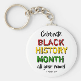 Llavero Celebrar el mes de la historia negra