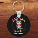 Llavero Celebrate Being "100 Days Smarter"  Customizable<br><div class="desc">Explore the charm of "100 Days Smarter" with designs for moms,  dads,  lovers,  and kids! From funny quotes and retro styles to sweet and cute typography,  find unique art celebrating 100 days of school,  smarter girls,  cats,  and more. Perfect for spreading love,  joy,  and laughter on this milestone!</div>