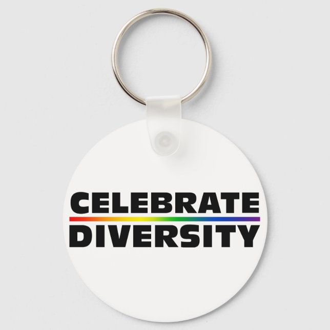 Llavero Celebrate Diversity Keychain (Anverso)