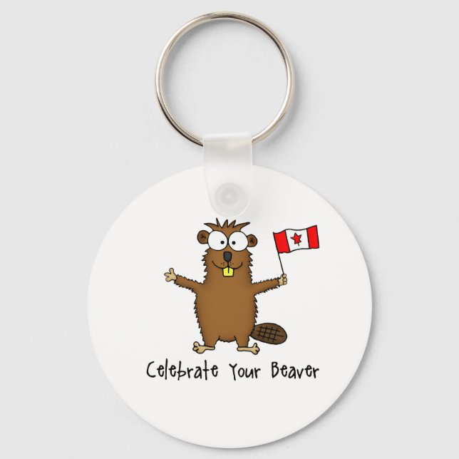 Llavero Celebrate Your Beaver Keychain (Anverso)
