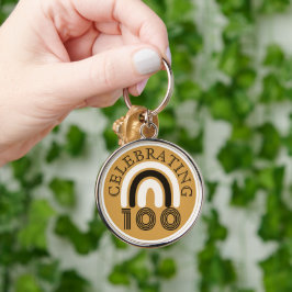 Llavero Celebrating 100 Typography