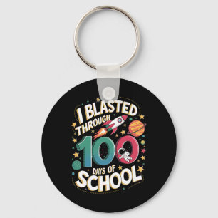 Llavero Celebré 100 Días De Colegio Té del Día 100