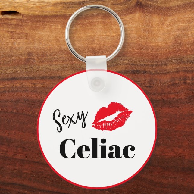 Llavero Celiaco Sexy Divertido (Anverso)