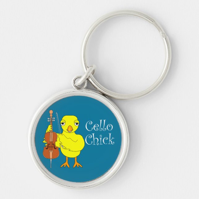 Llavero Cello Chick Text (Frente)