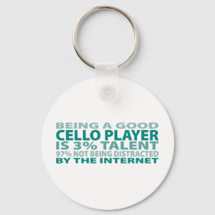 Llavero Cello Player 3% Talento