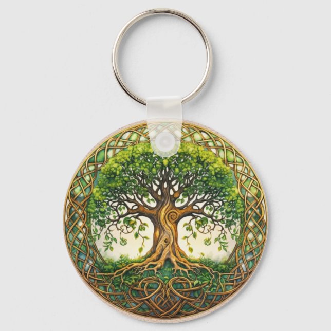Llavero Celta Árbol de la vida (Anverso)