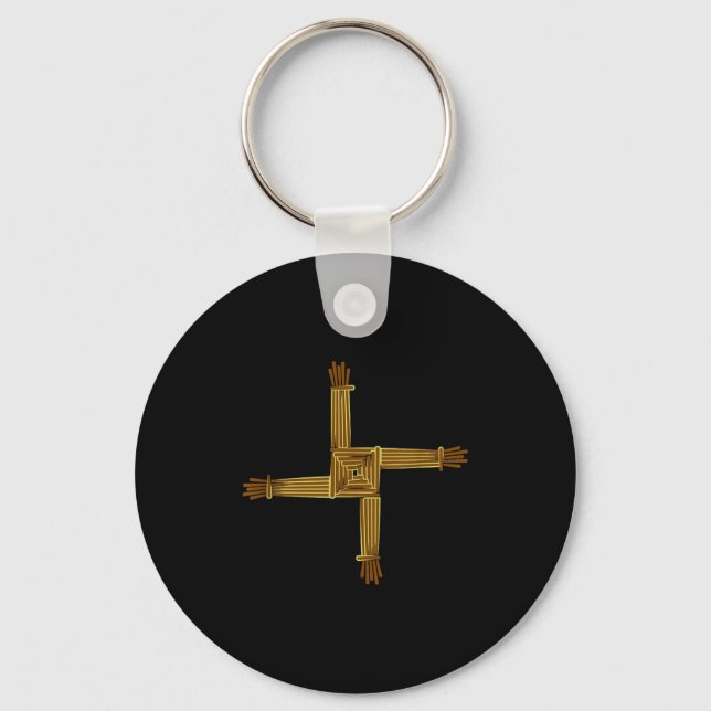 Llavero Celtic Symbols Brigid's Cross Celtic Knot Irish Sy (Anverso)