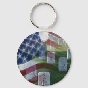 Llavero Cementerio nacional de Arlington, bandera