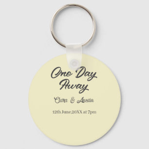 Llavero Cena de ensayo Un día de distancia noche antes nom