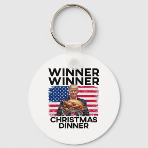 Llavero Cena de Navidades ganadores de Trump con humor M