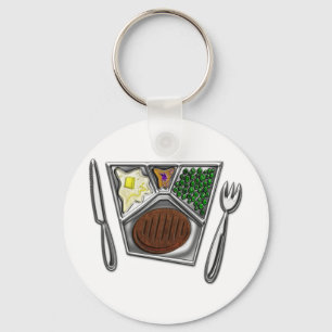Llavero Cena de TV Knife y Spork