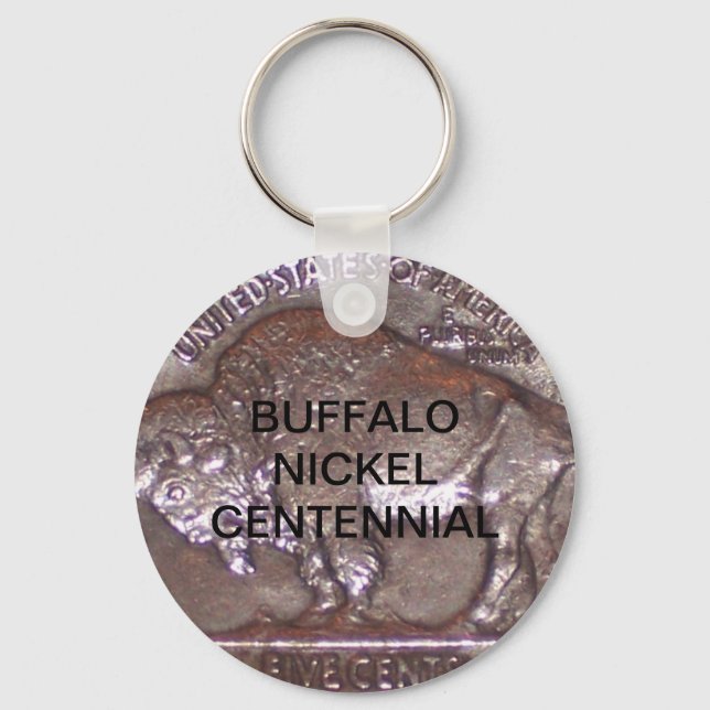 LLAVERO CENTENAL DE BUFFALO NICKEL (Anverso)