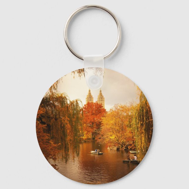 Llavero Central Park Autumn Romance (Anverso)