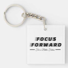 Llavero Centrarse en un futuro mejor