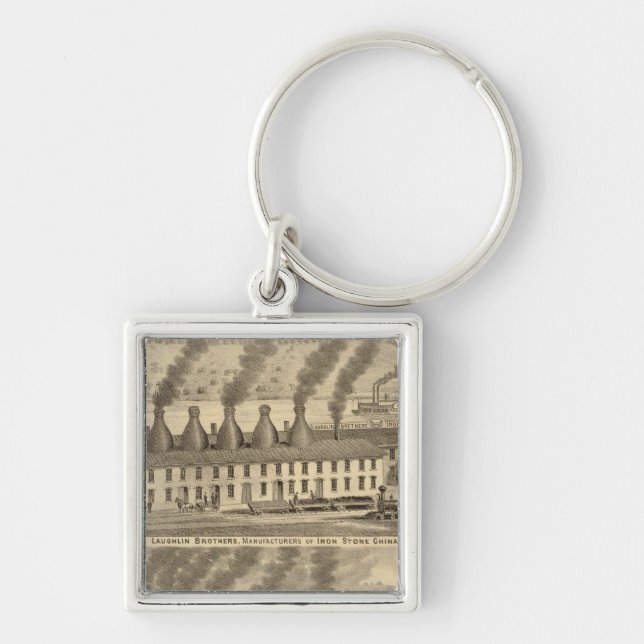 Llavero Cerámica del valle de Ohio, hermanos ritos (Frente)