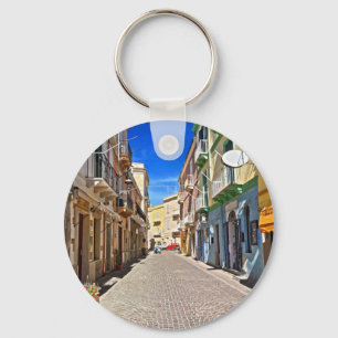 Llavero Cerdeña - calle principal en Carloforte