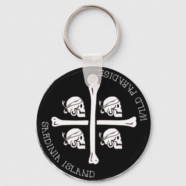 Llavero Cerdeña, paraíso salvaje - Keychain (Anverso)