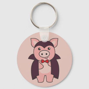Llavero Cerdo Halloween Cute Devil Vampistre Keychain