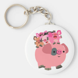 Llavero Cerdo Personalizado con lechones