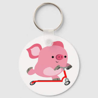 Llavero Cerdo Personalizado de ciclismo callejero