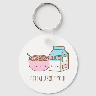 Llavero Cereales Lindos Sobre Ti Amor Juego de Palabras