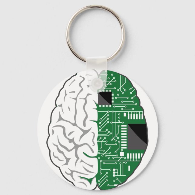 Llavero Cerebro cibernético (Anverso)