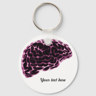 Llavero Cerebro de rayos X - rosa