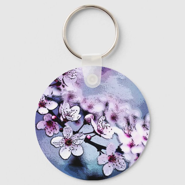 Llavero Cerezo en flor (Anverso)