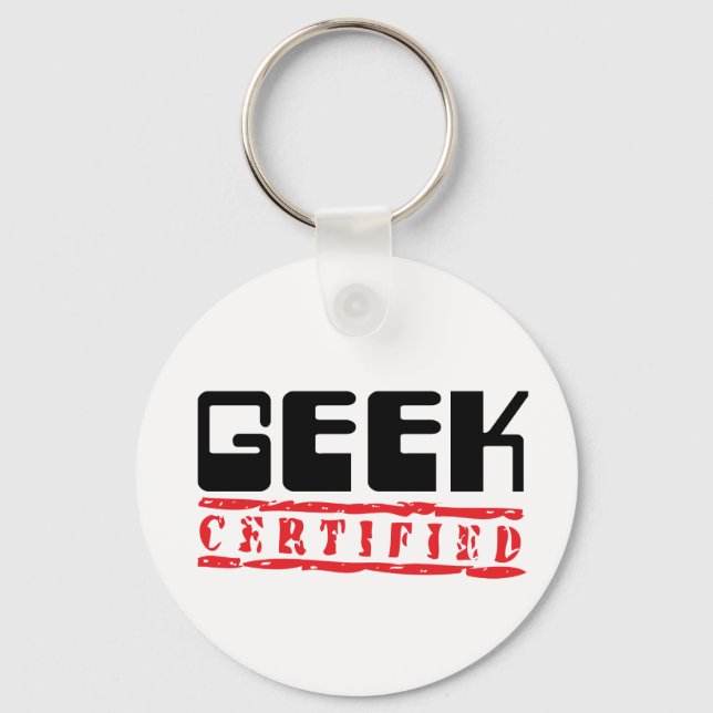 Llavero Certificación Geek (Anverso)