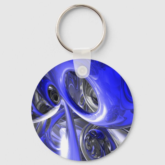 Llavero Cerulean Abstract Keychain (Anverso)
