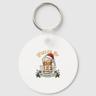 Llavero Cerveza con combustible Taza de alegría de Navidad