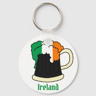 Llavero Cerveza Guinness de bandera de Irlanda