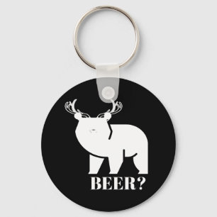 Llavero CERVEZA? Novedad sarcástica divertida del oso vena