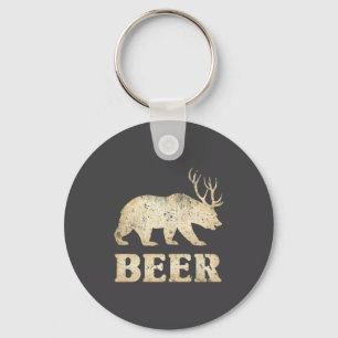Llavero Cerveza Vintage Bear Deer 