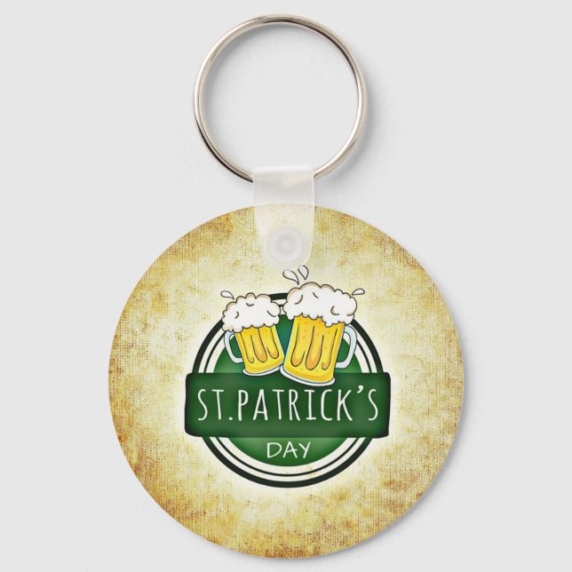 Llavero Cervezas del Día de San Patricio (Anverso)