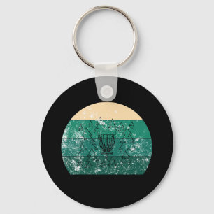 Llavero Cesta de Disc Golf Retro 