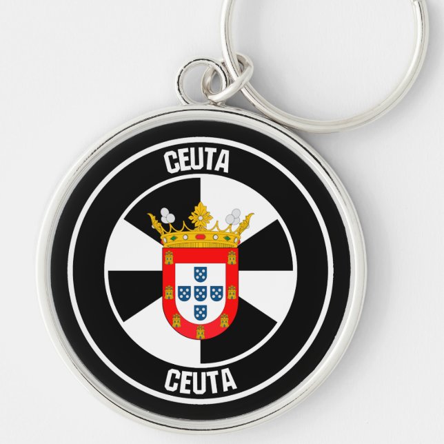 Llavero Ceuta Round Emblem (Frente)
