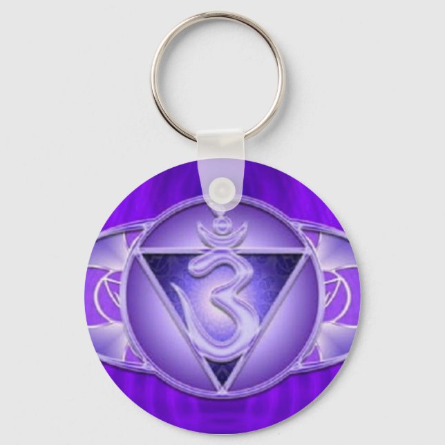 Llavero Chakra - Tercer Ojo - Keychain (Anverso)